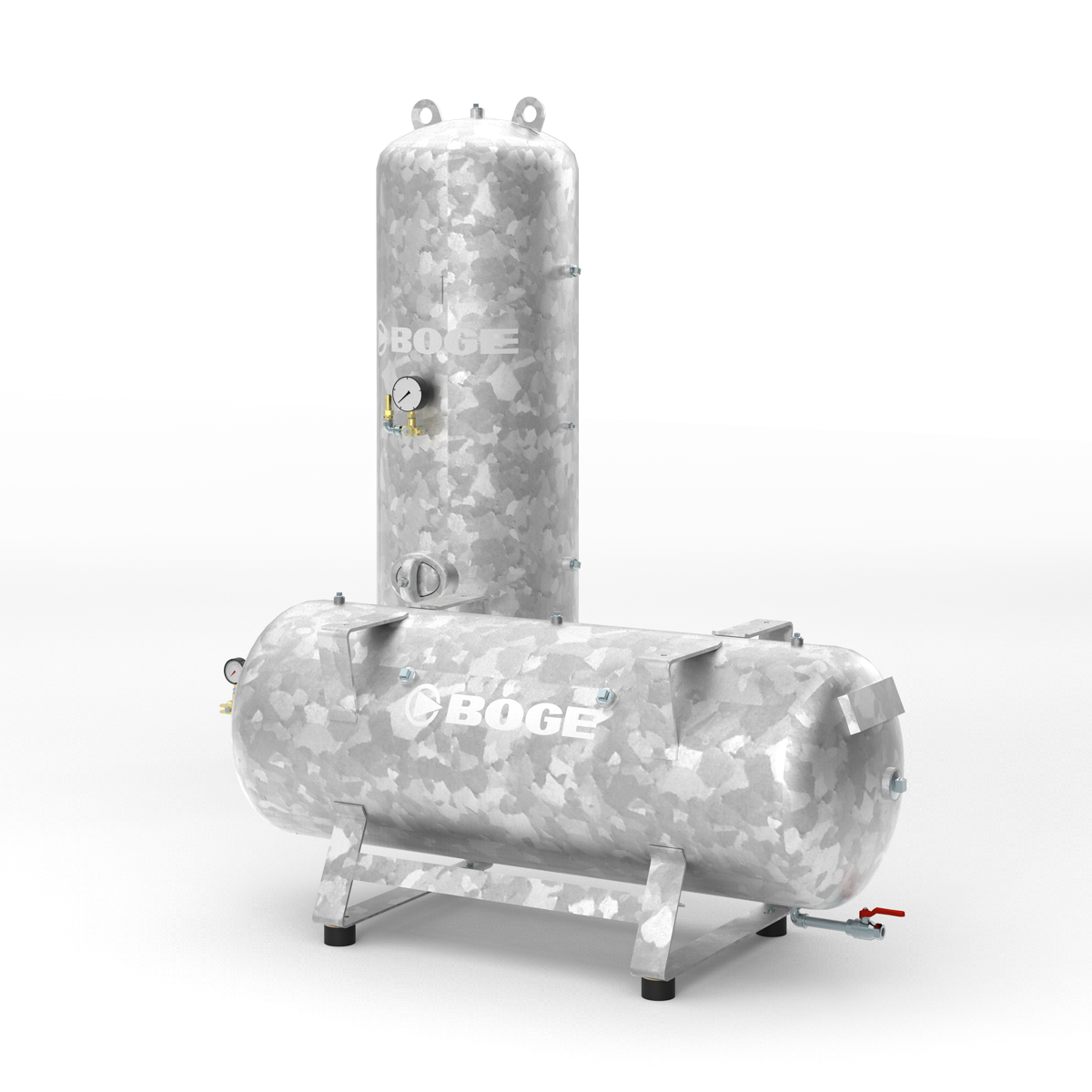 BOGE vertical compressed air receiver