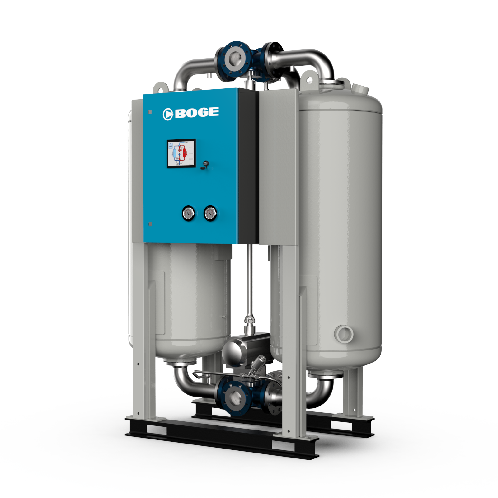 BOGE DAV-2 externally heated adsorption dryer