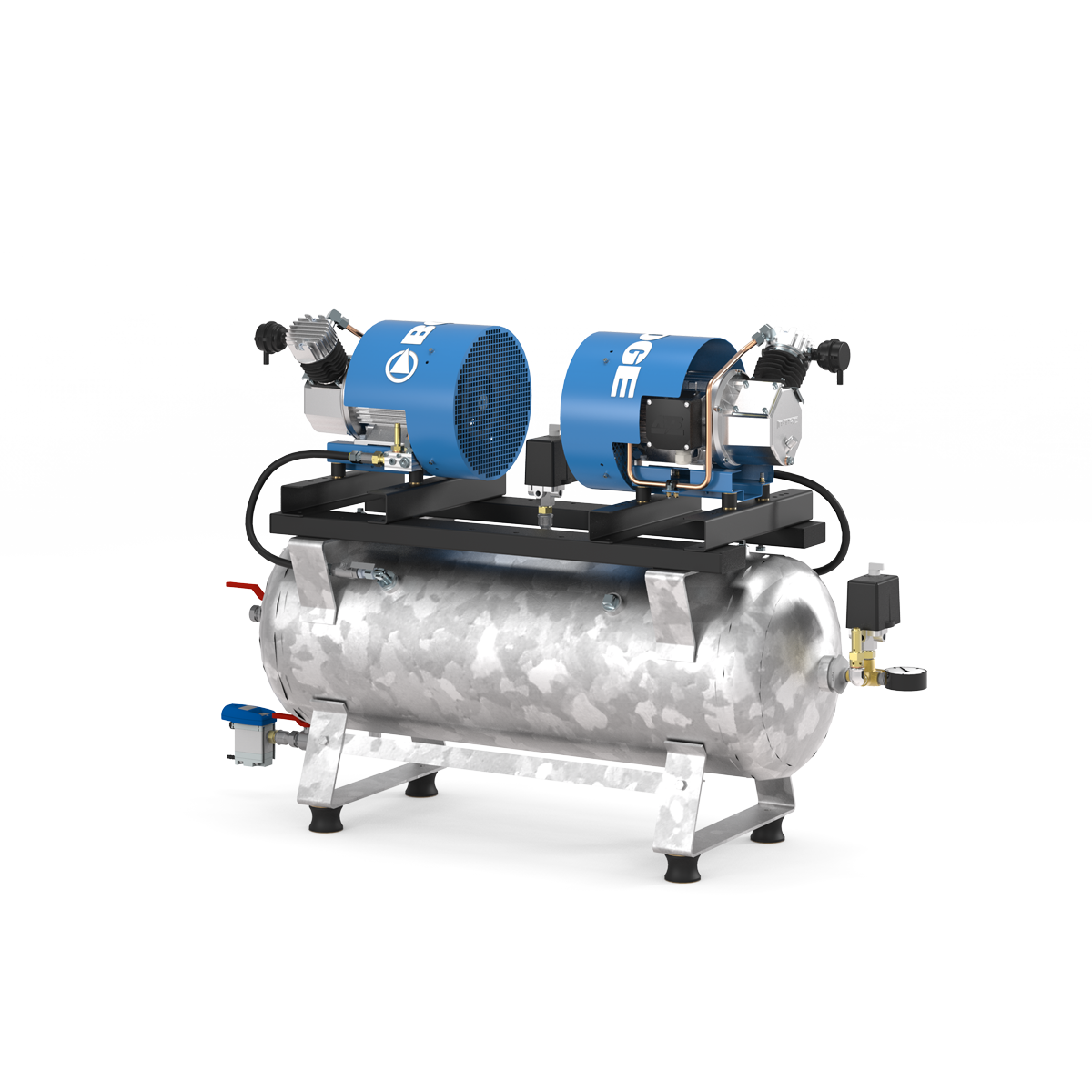 BOGE P series oil-lubricated piston compressor