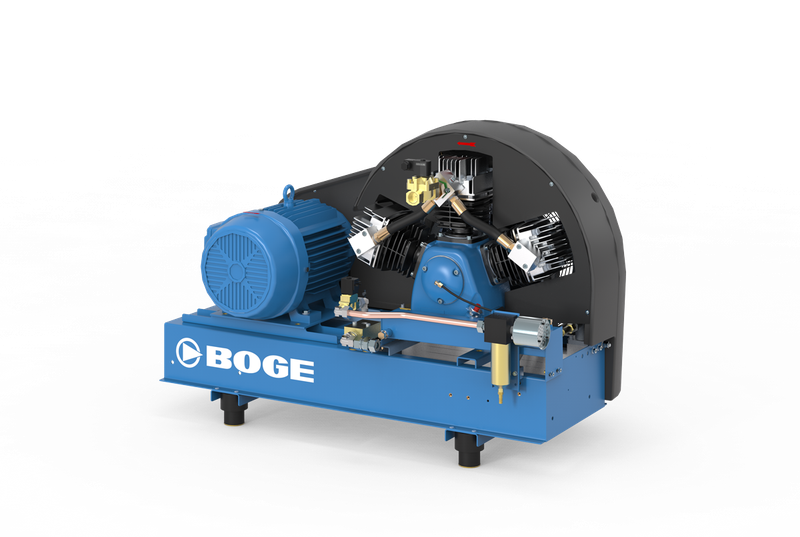 BOGE SR series booster oil-lubricated piston compressor (16-40 bar)