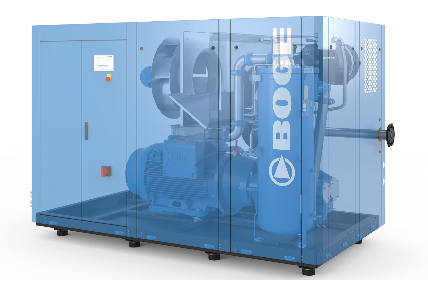 BOGE S 111-4 LF oil-injected screw compressor — available in Sri Lanka from Tranco Tech