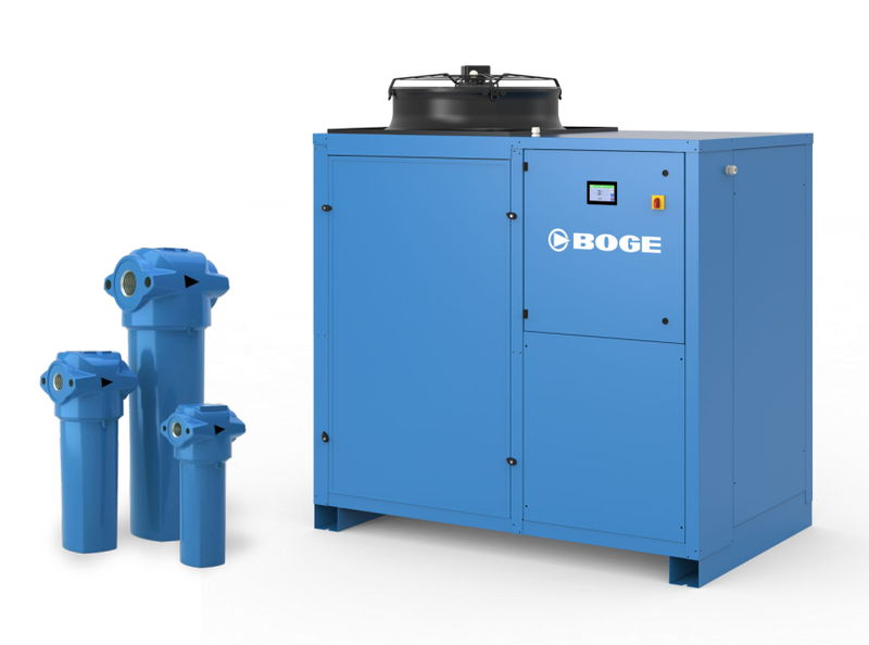 BOGE compressed air filters and dryer — supplied and serviced in Sri Lanka by Tranco Tech