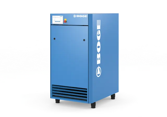 BOGE SC series oil-lubricated piston compressor (sound-insulated, plug & play)