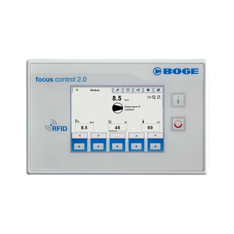 BOGE focus control 2.0 compressor and machine controls
